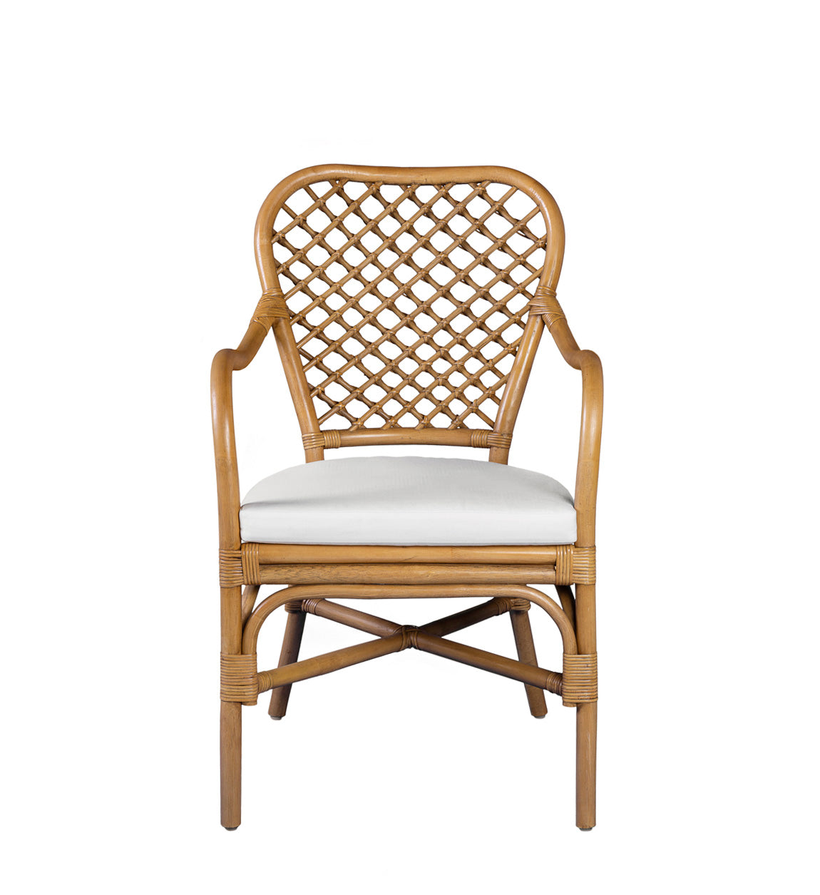 BISTRO RATTAN ARMCHAIR WITH CUSHION