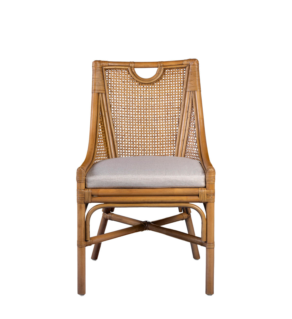 ERIKO RATTAN CHAIR WITH CUSHION