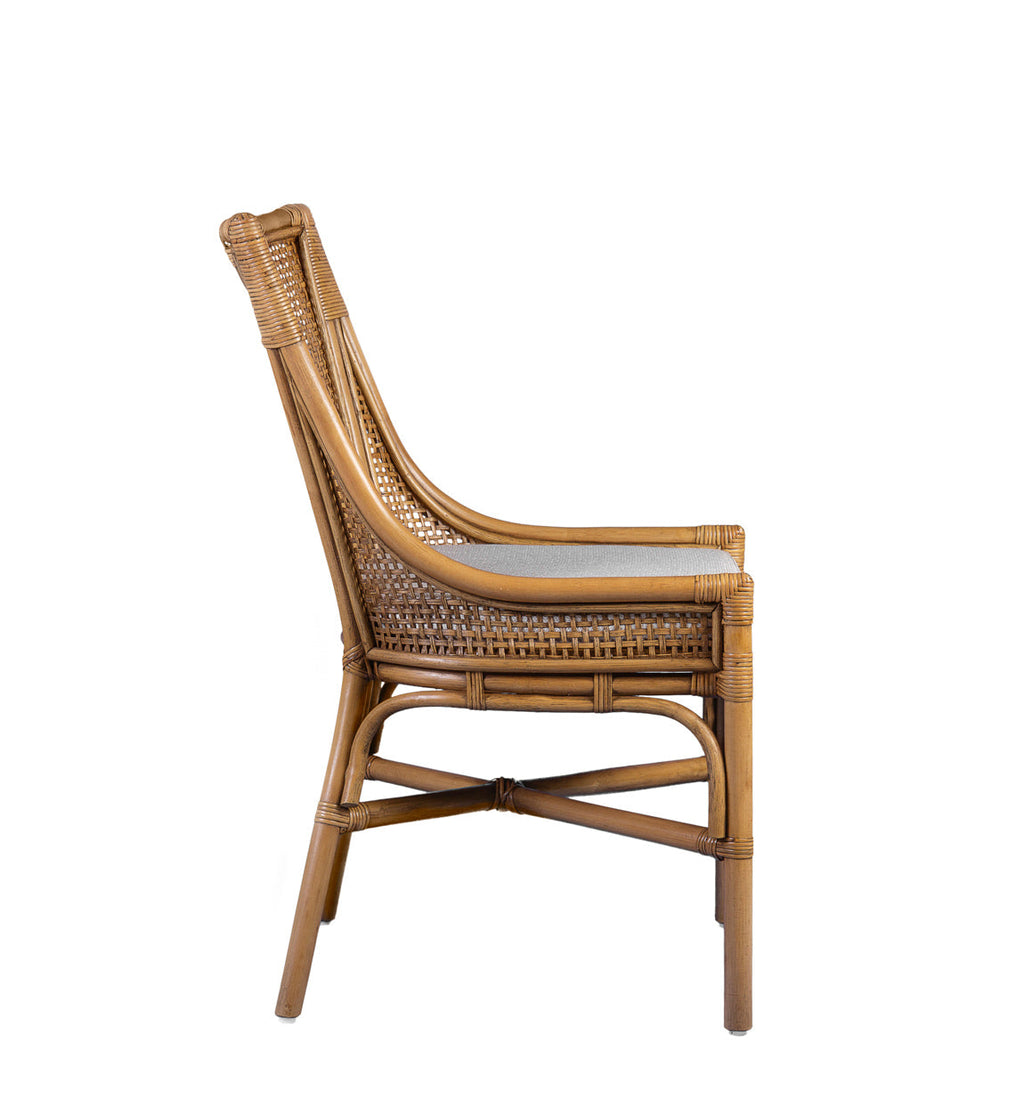 ERIKO RATTAN CHAIR WITH CUSHION