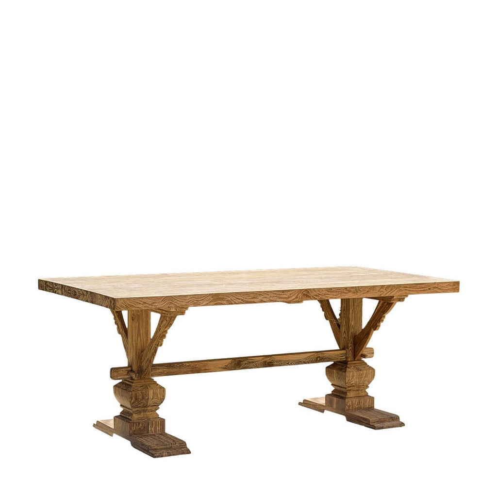 Apollo Turned Legs Teak Table