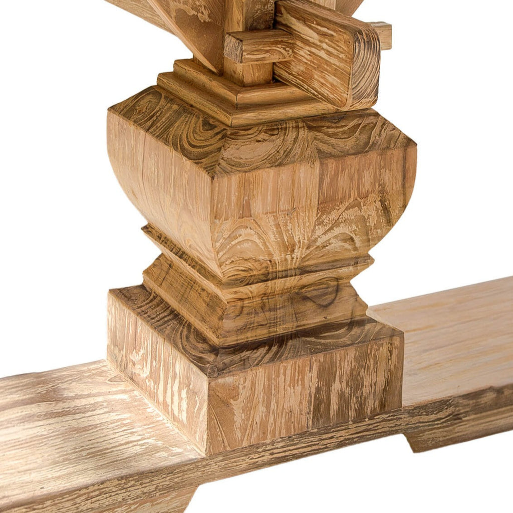 Apollo Turned Legs Teak Table