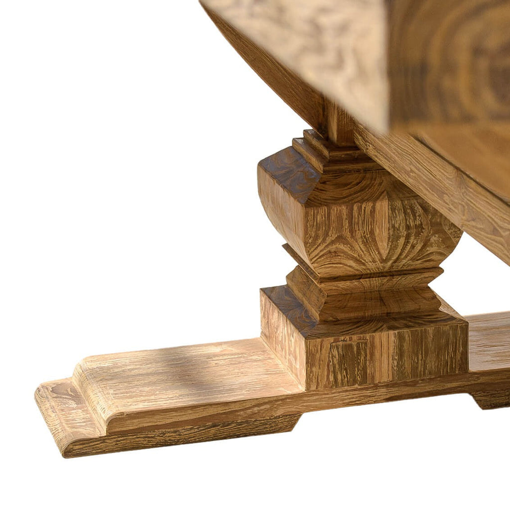 Apollo Turned Legs Teak Table