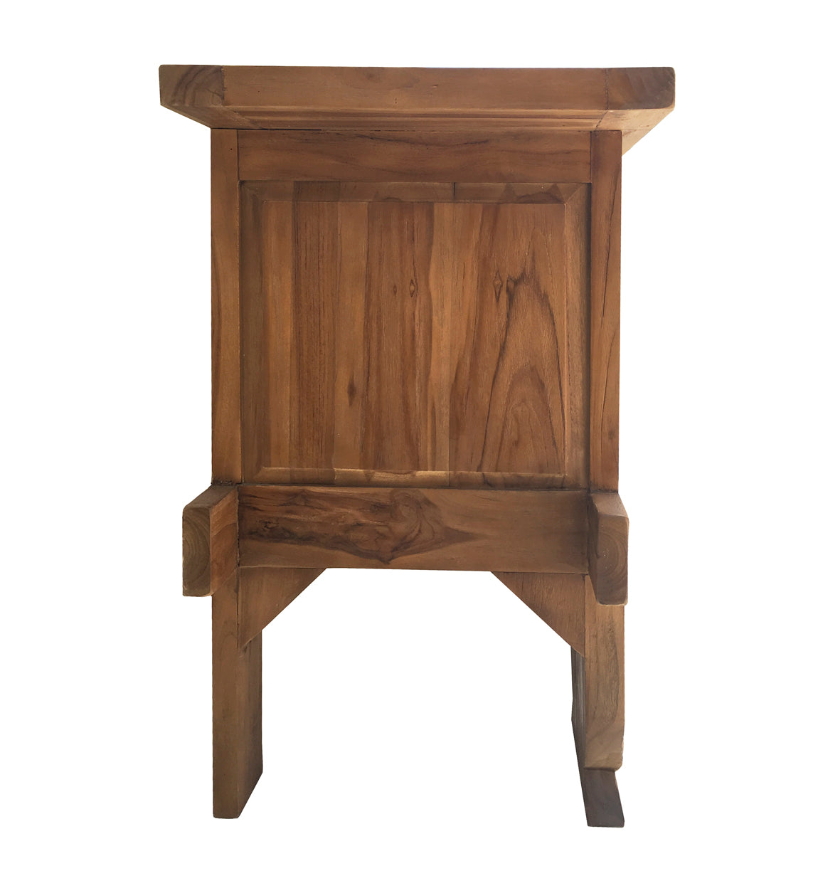 WOODEN 5 DRAWERS CARVED SIDEBOARD, TEAK