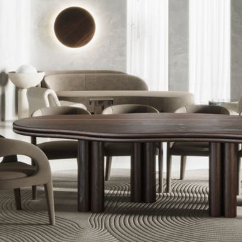 Atticus Dining Table, Oak Wood