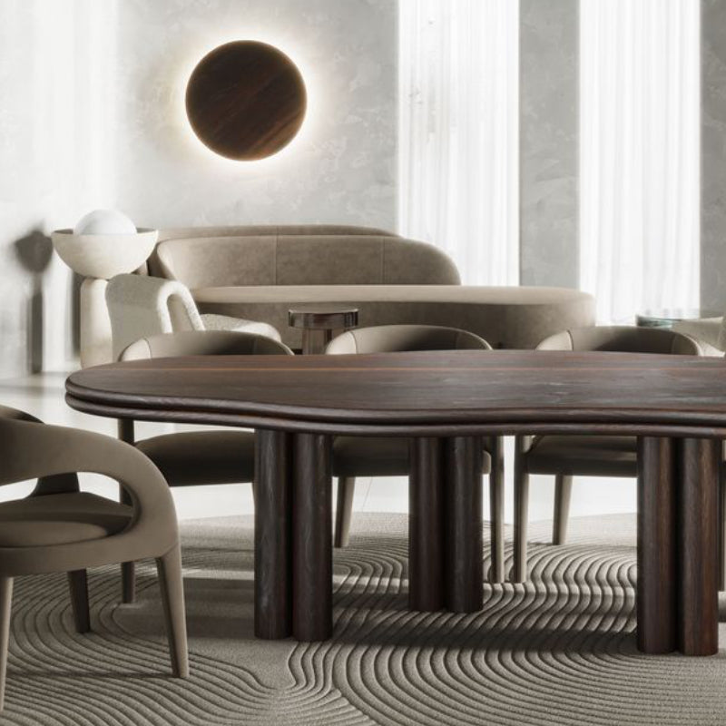 Atticus Dining Table, Oak Wood