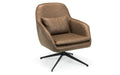 Bowery Soft Faux Leather Swivel Chair