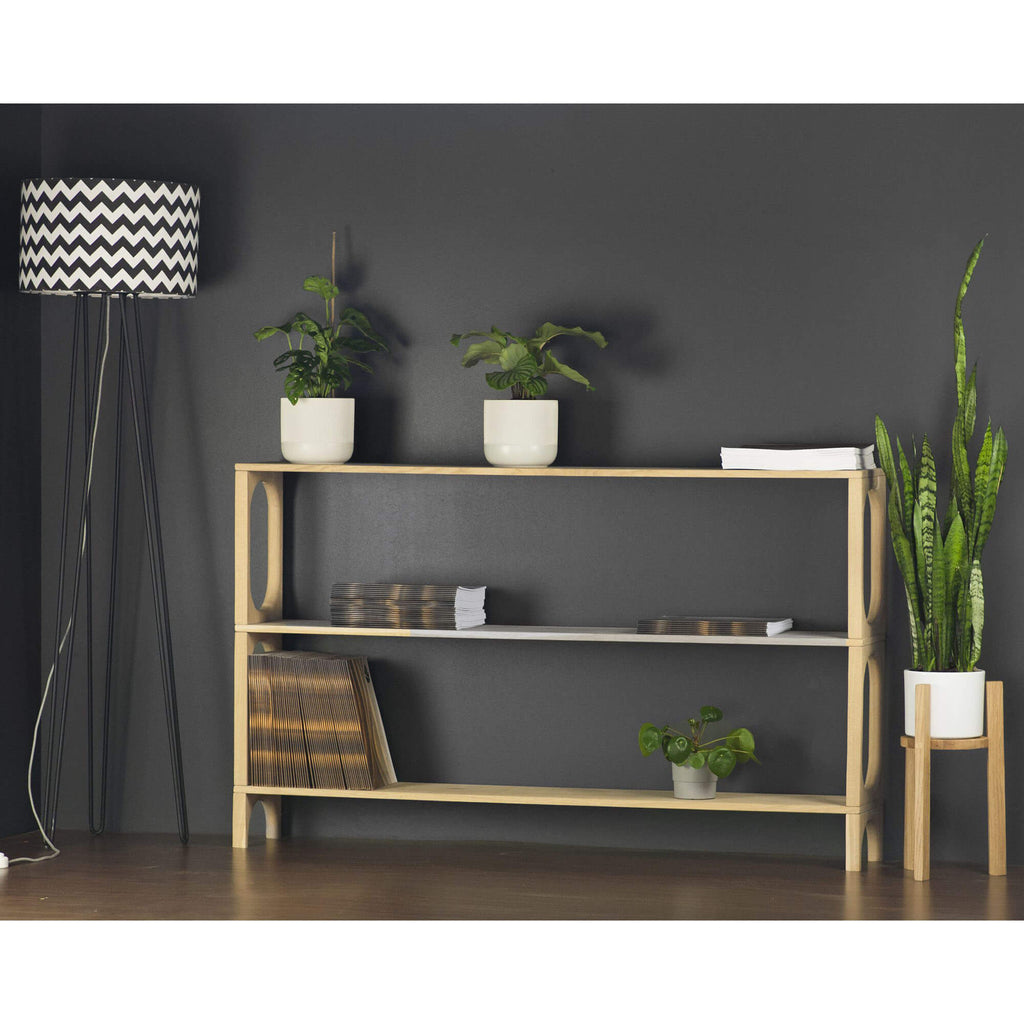 Flux Bookcase, Oak Wood
