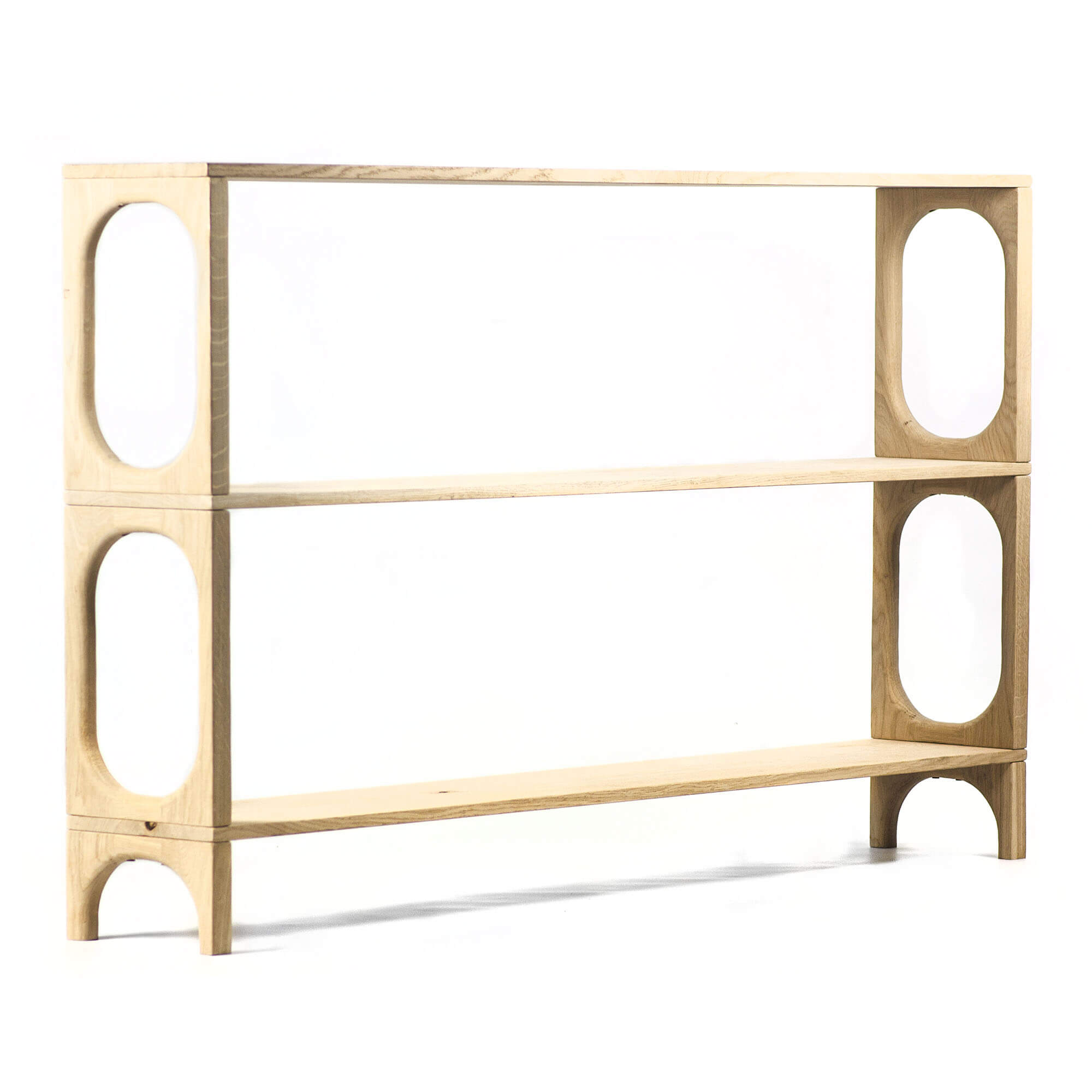 Flux Bookcase, Oak Wood