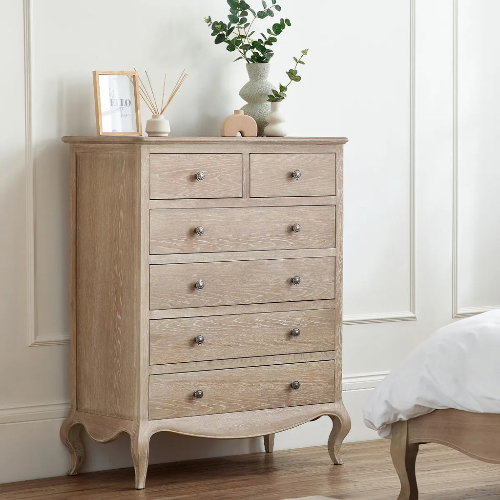 Camille Wooden 6 Drawer Chest