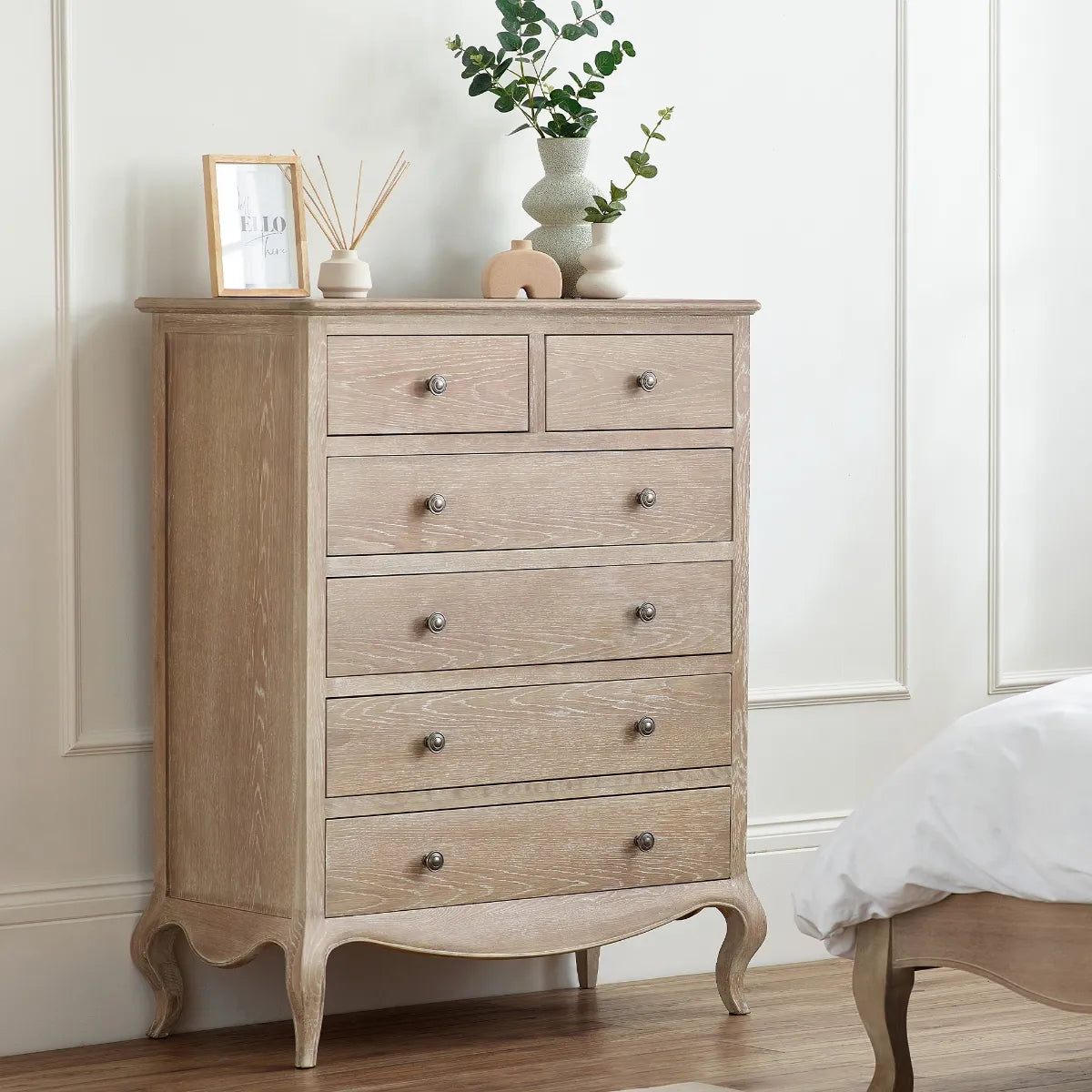 Camille Wooden 6 Drawer Chest