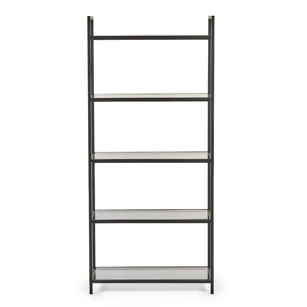 Chicago Tall Bookcase - Smoked Glass
