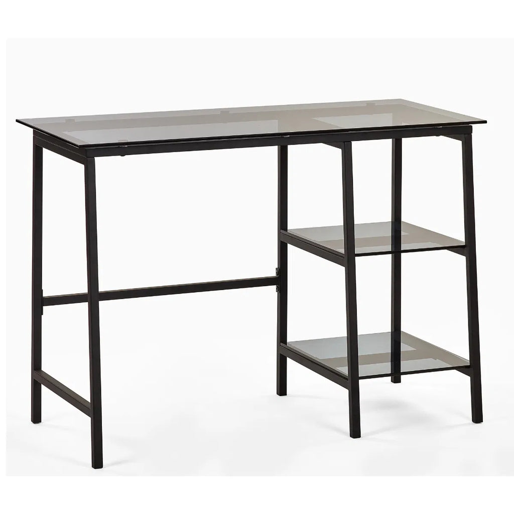 CHICAGO DESK SMOKED GLASS