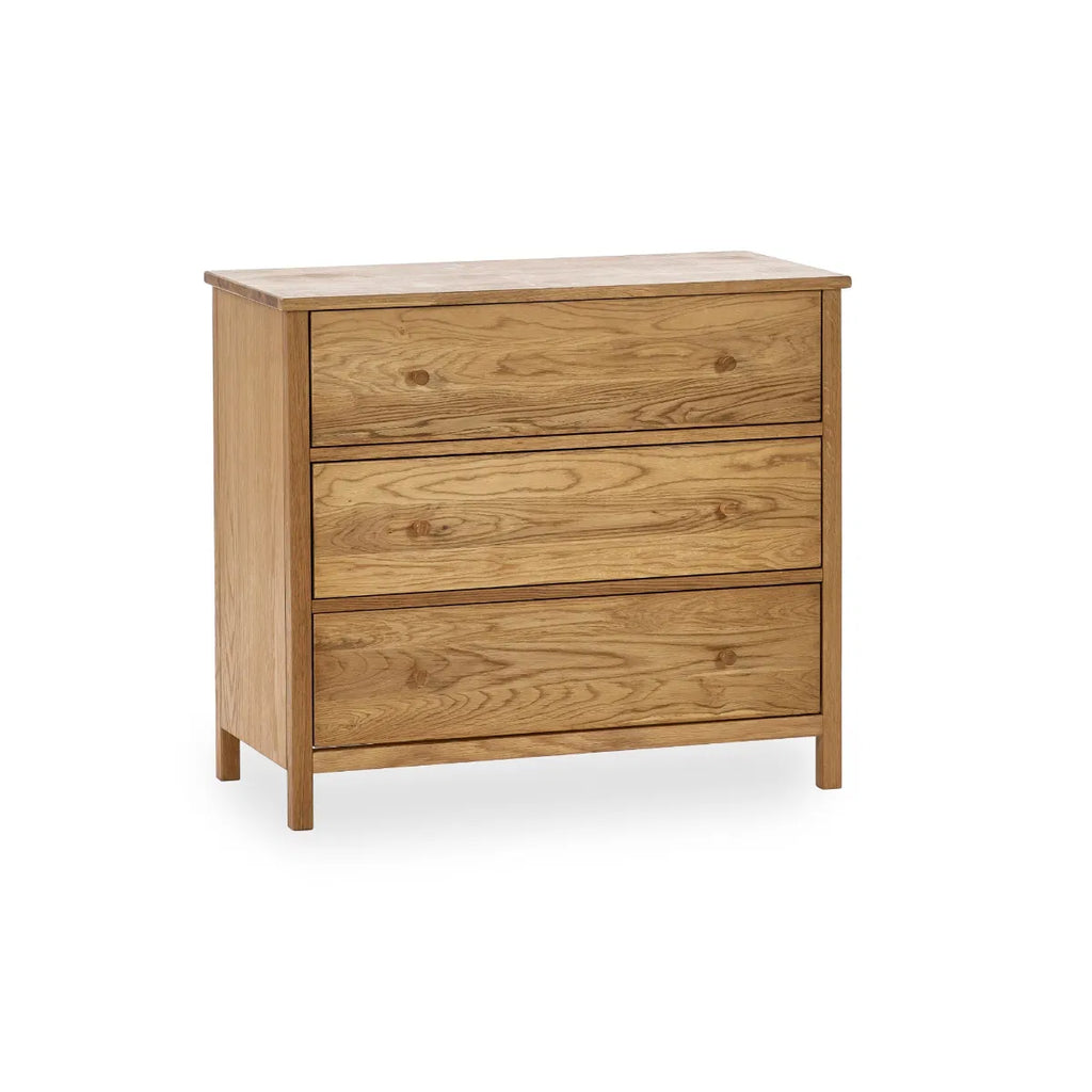 Coxmoor 3 Drawer Chest - Oak