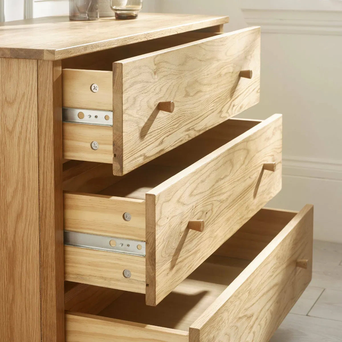 Coxmoor 3 Drawer Chest - Oak