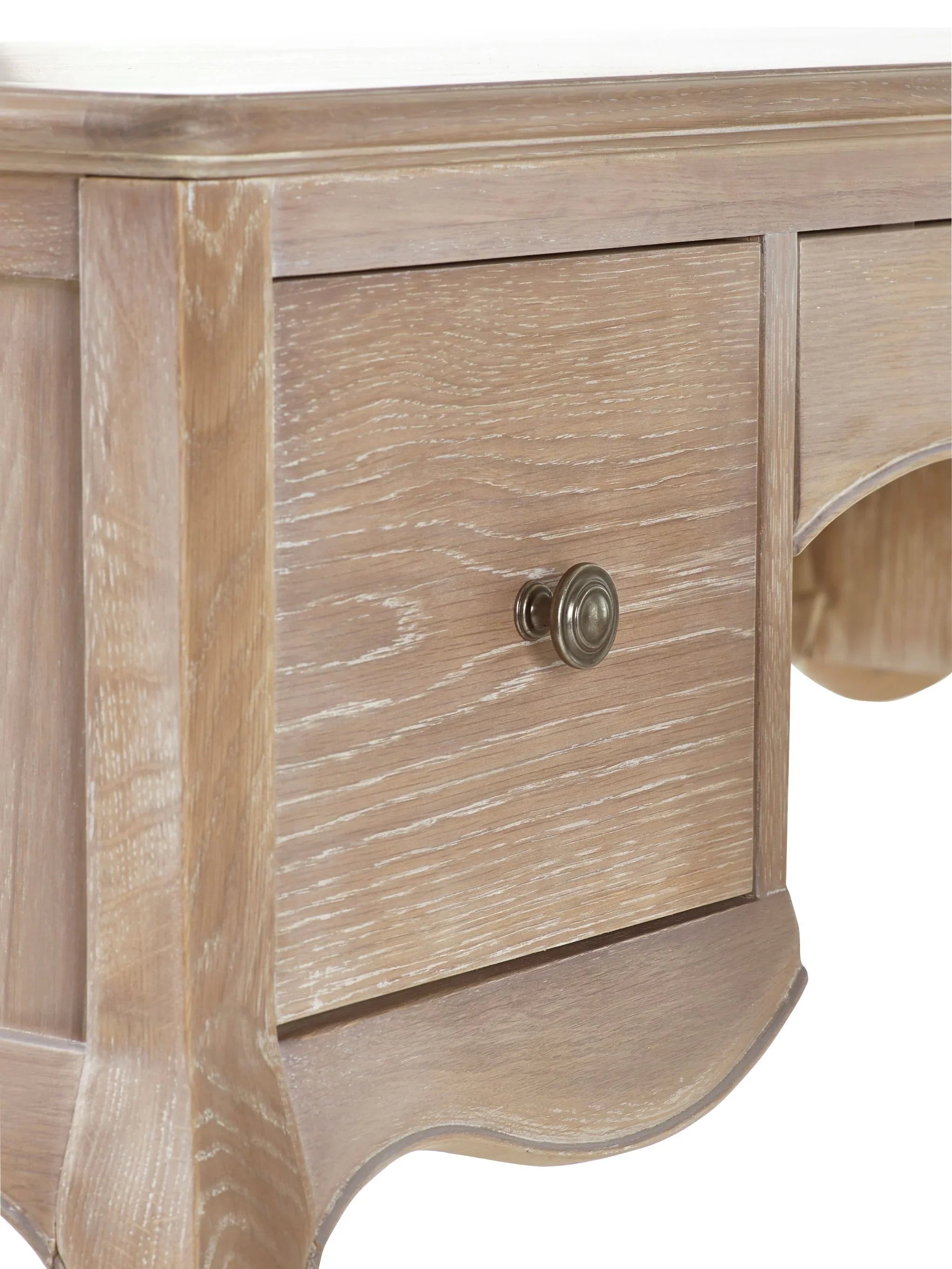 Camile Wooden Dressing Table and Stool