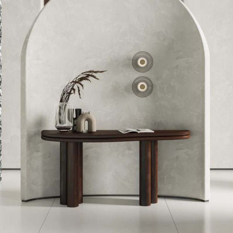 Atticus Console Table, Oak Wood