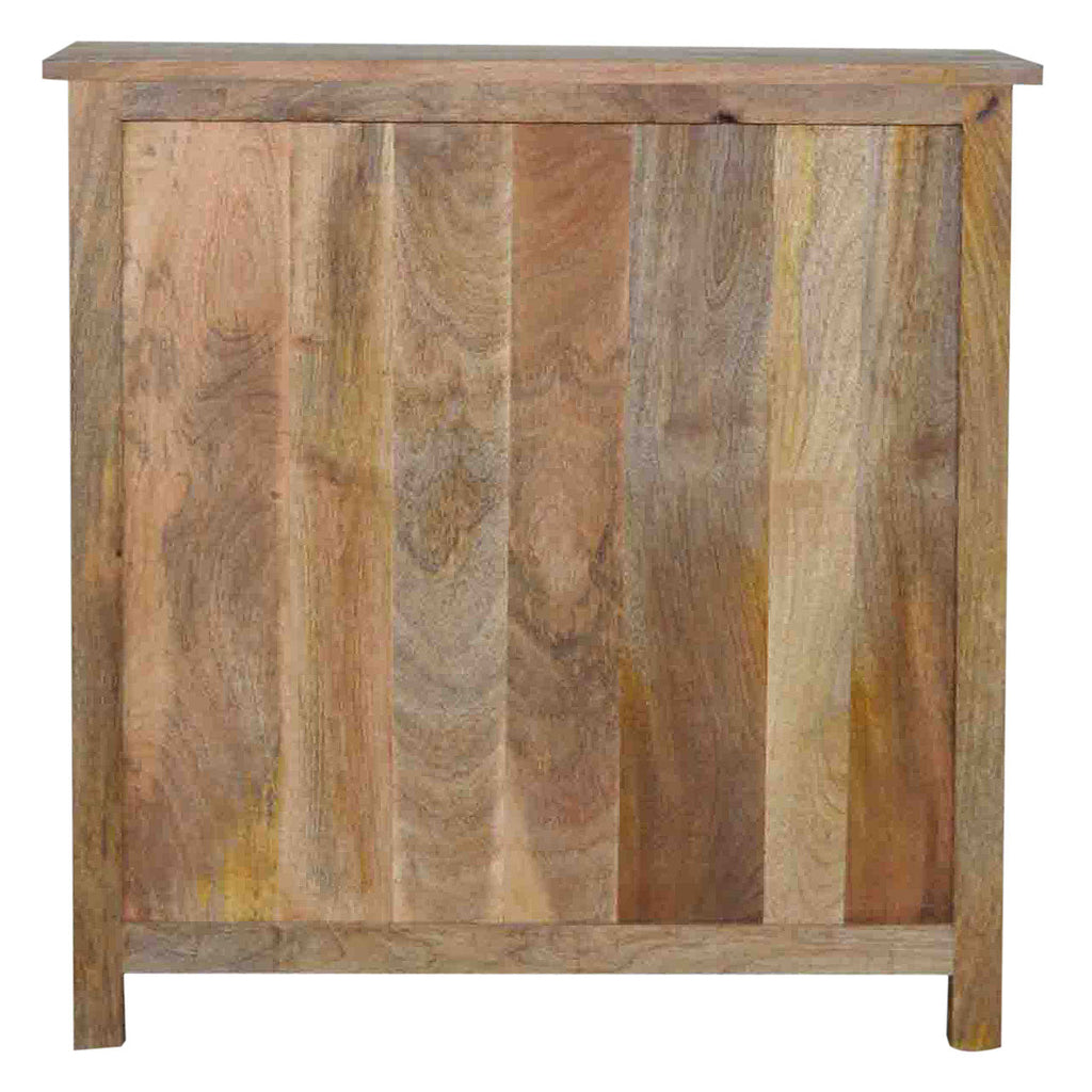 3 Drawers 2 Cabinets Console Table