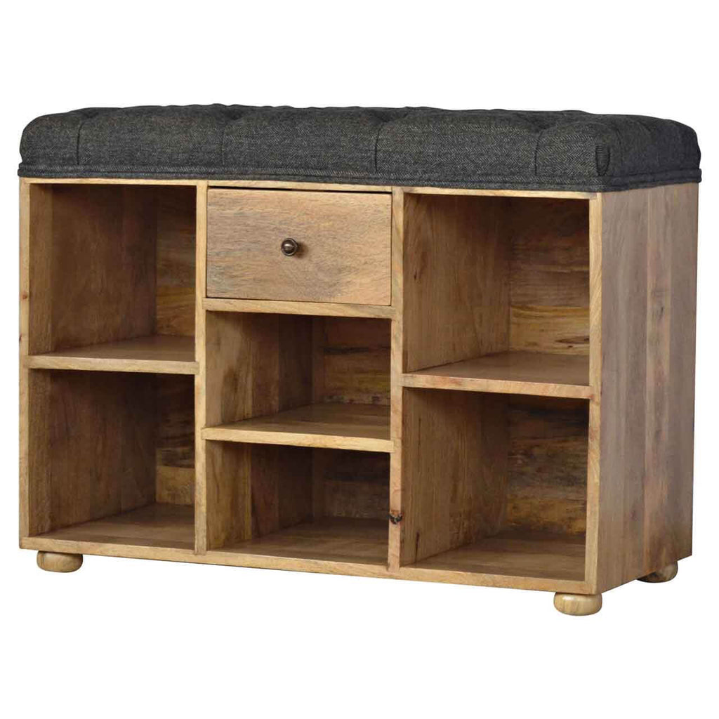 6 Slot Shoe Storage Bench