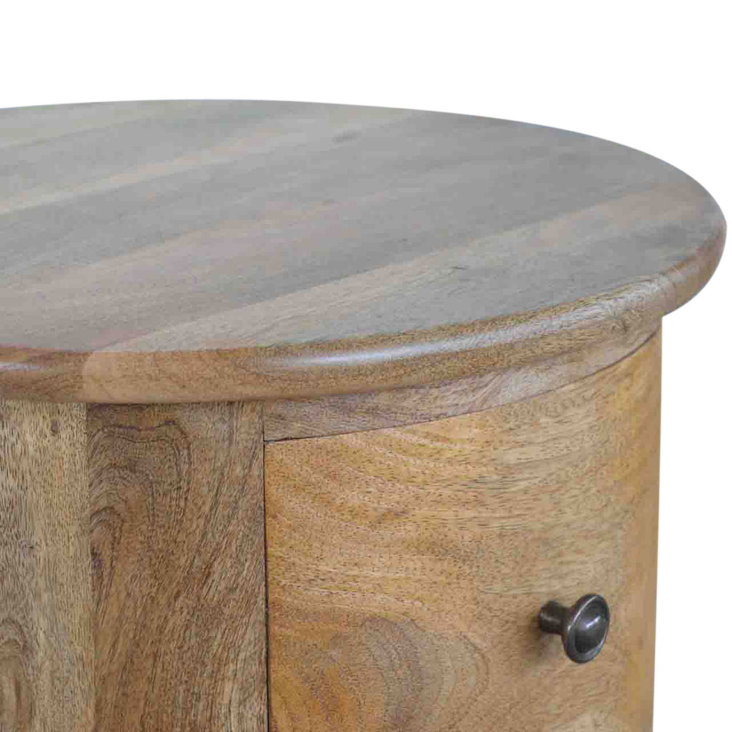 3 Drawer Drum Chest, Oak