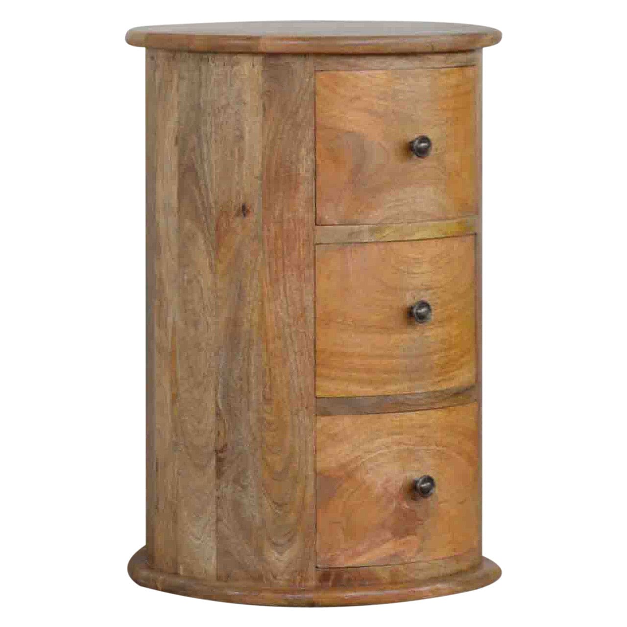 3 Drawer Drum Chest, Oak