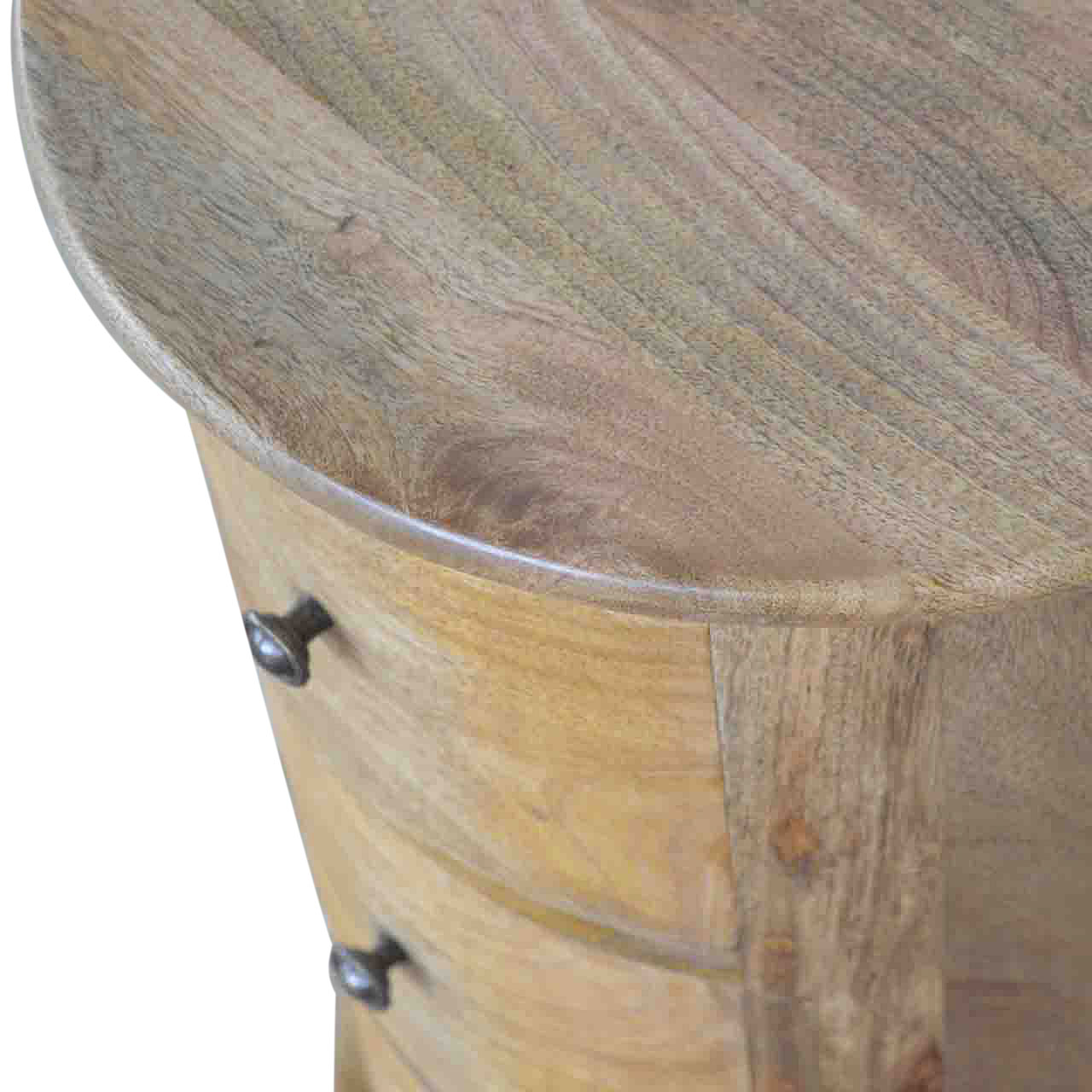 3 Drawer Drum Chest, Chestnut
