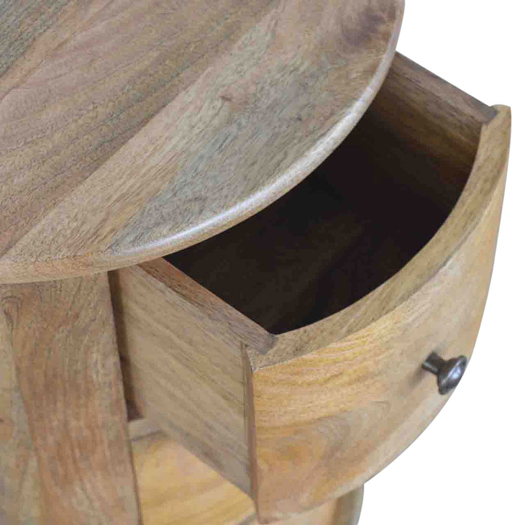 3 Drawer Drum Chest, Oak