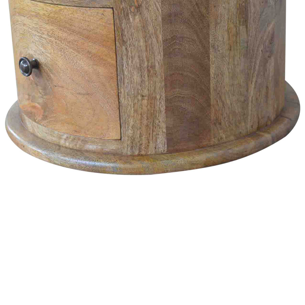 3 Drawer Drum Chest, Chestnut