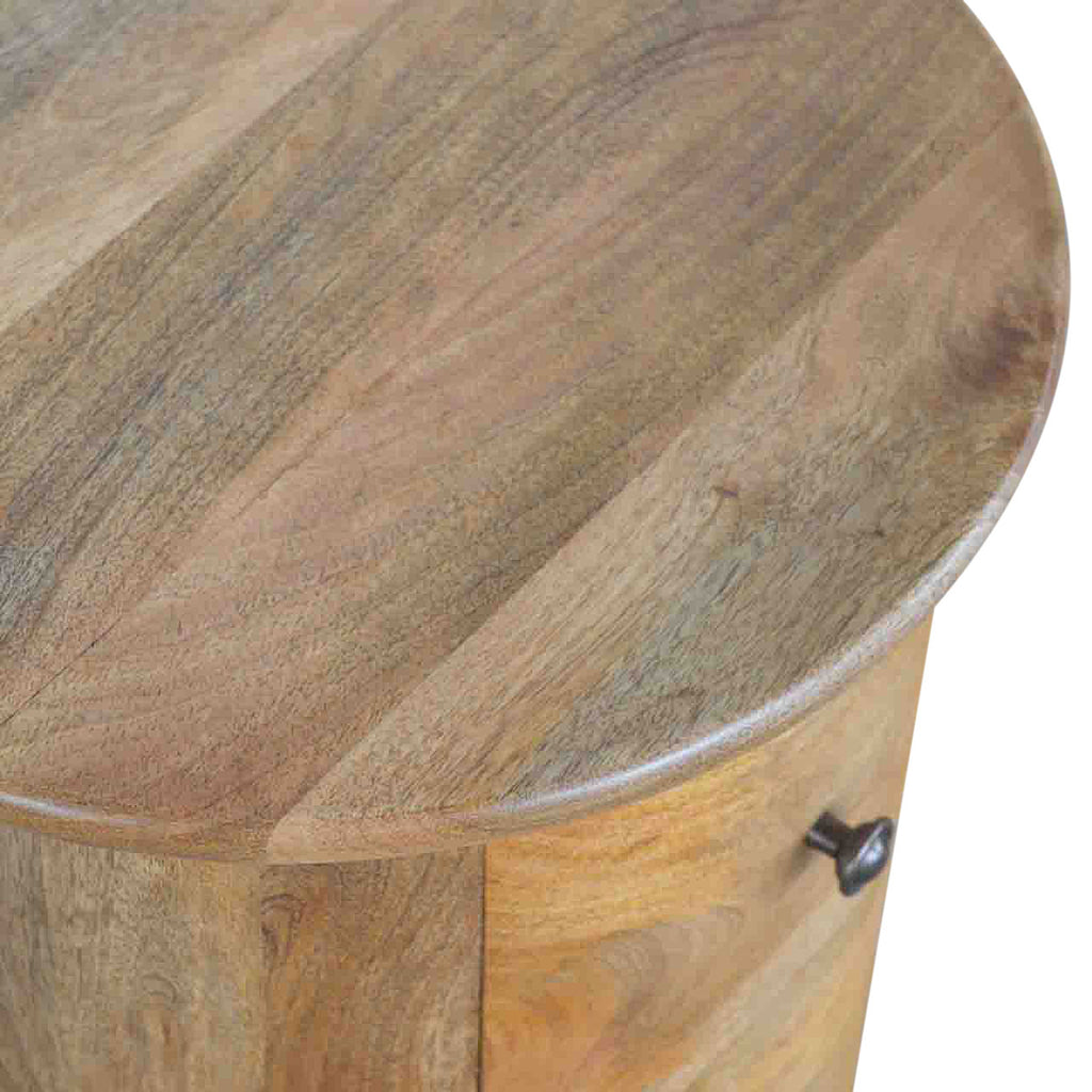 3 Drawer Drum Chest, Oak