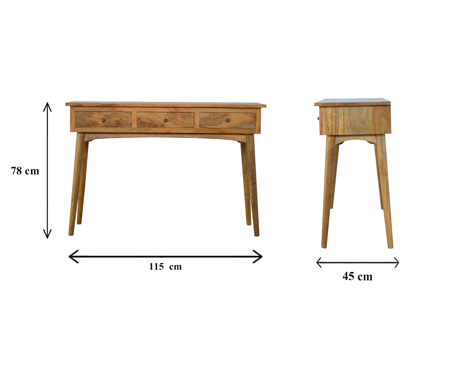 Liv 3 Drawer Console Table