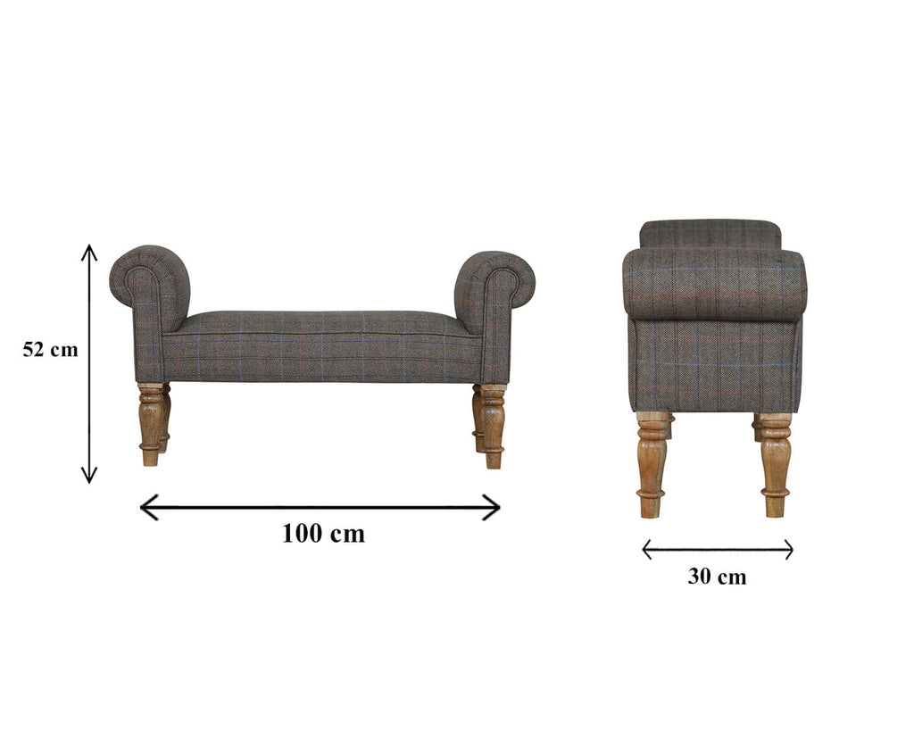 Lia Bench, Mixed Tweed