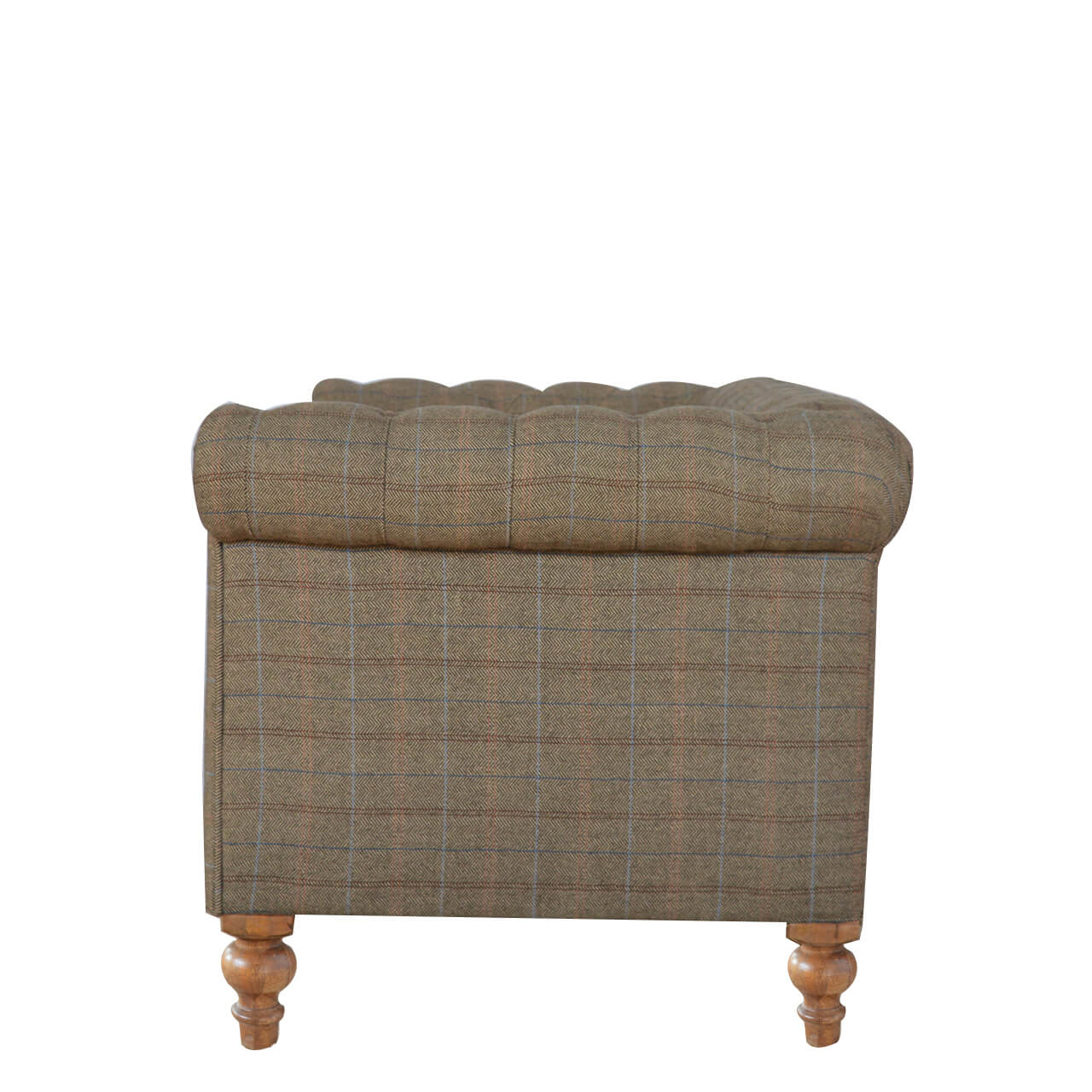 2 Seater Chesterfield Sofa, Tweed