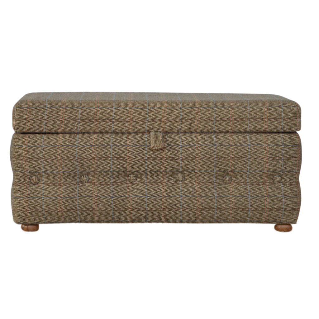 Mixed Tweed Blanket Box