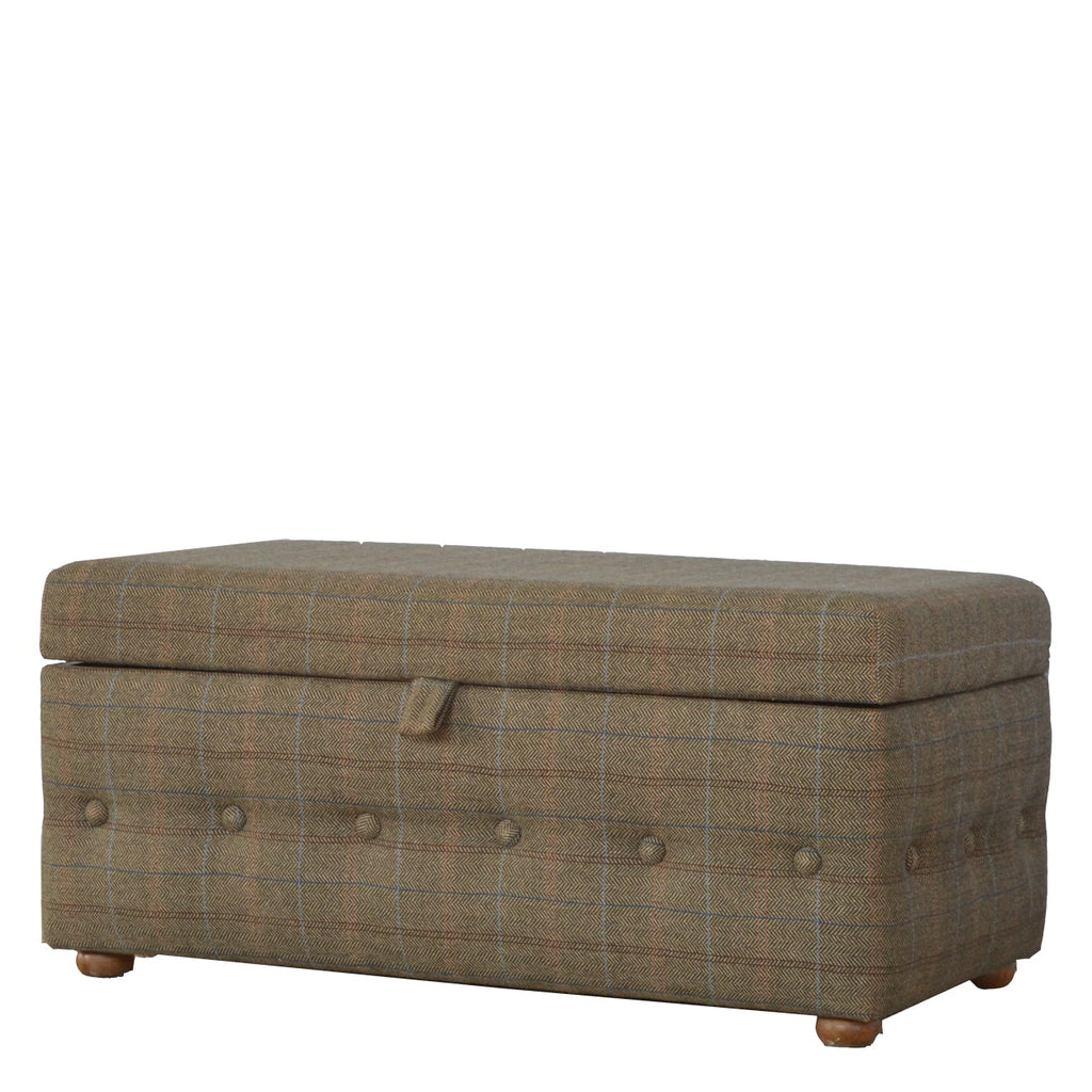 Mixed Tweed Blanket Box