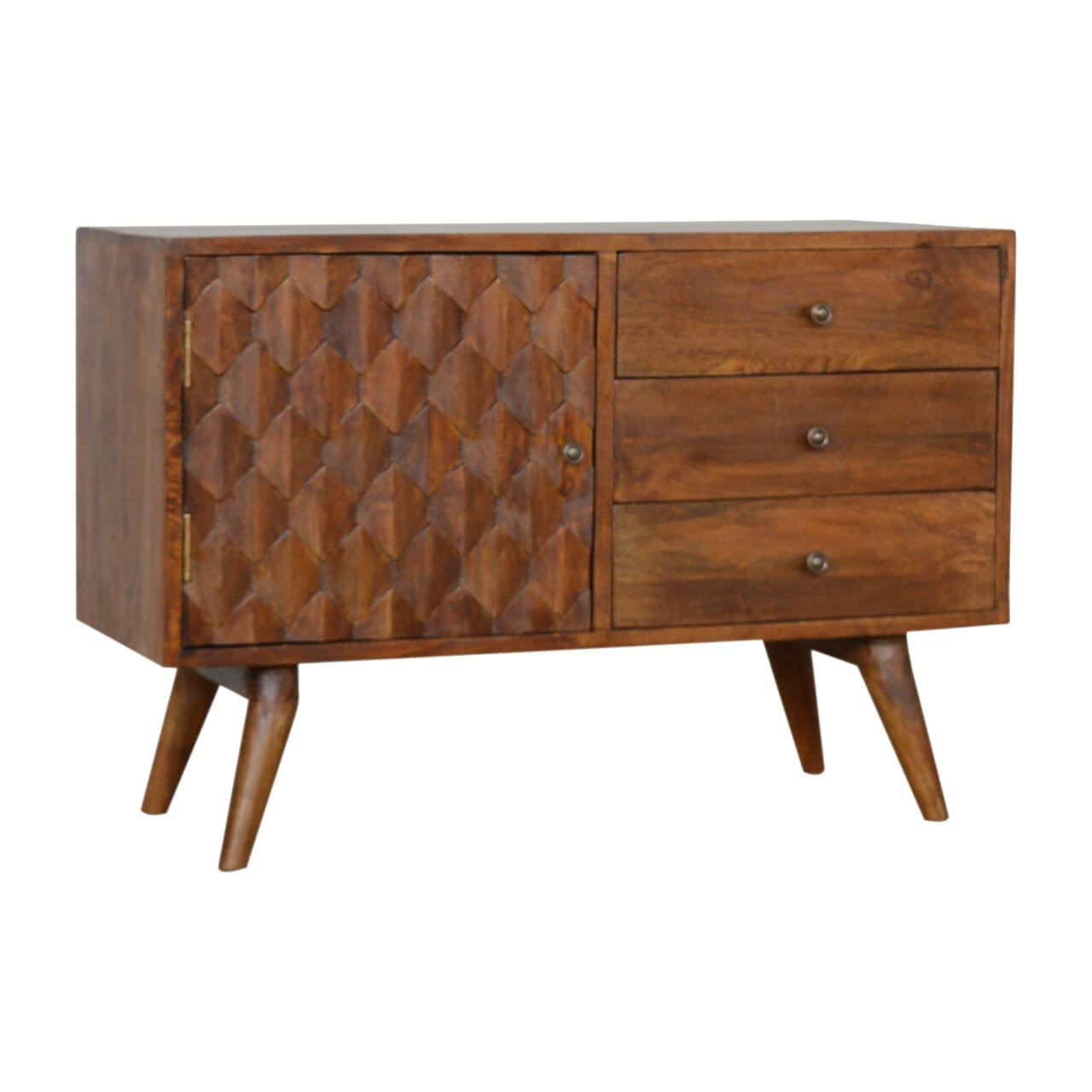 Pineapple Carved Sideboard, Chestnut