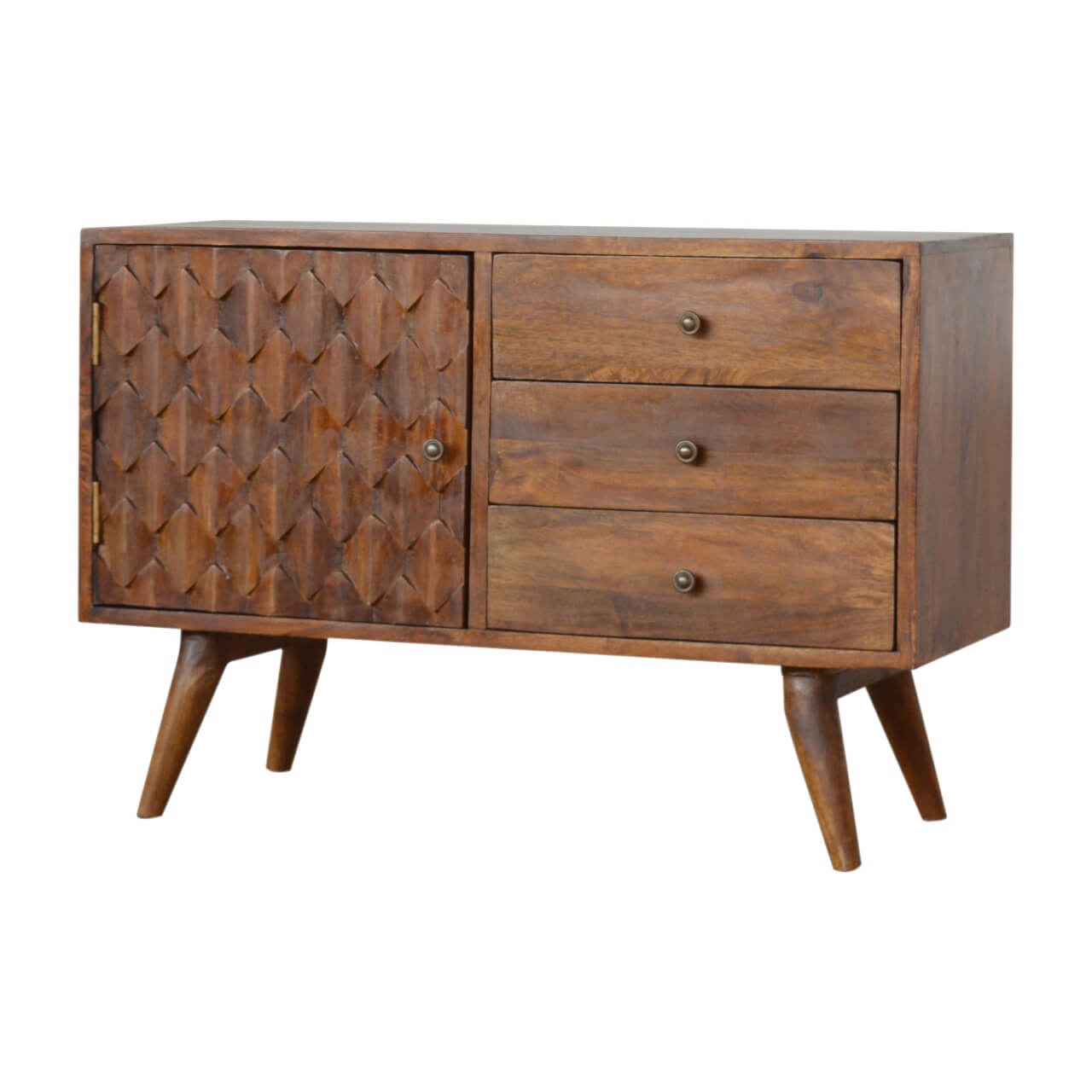 Pineapple Carved Sideboard, Chestnut