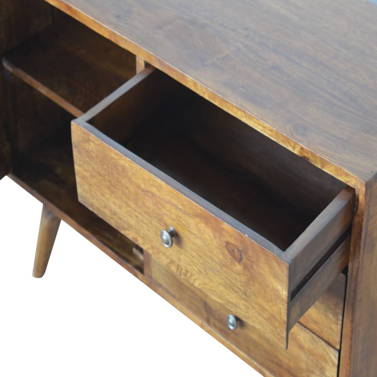 Pineapple Carved Sideboard, Chestnut