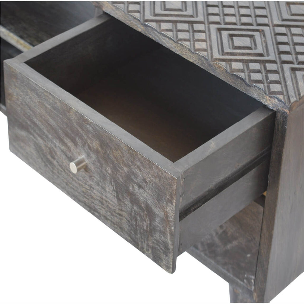 Ash Black TV Stand