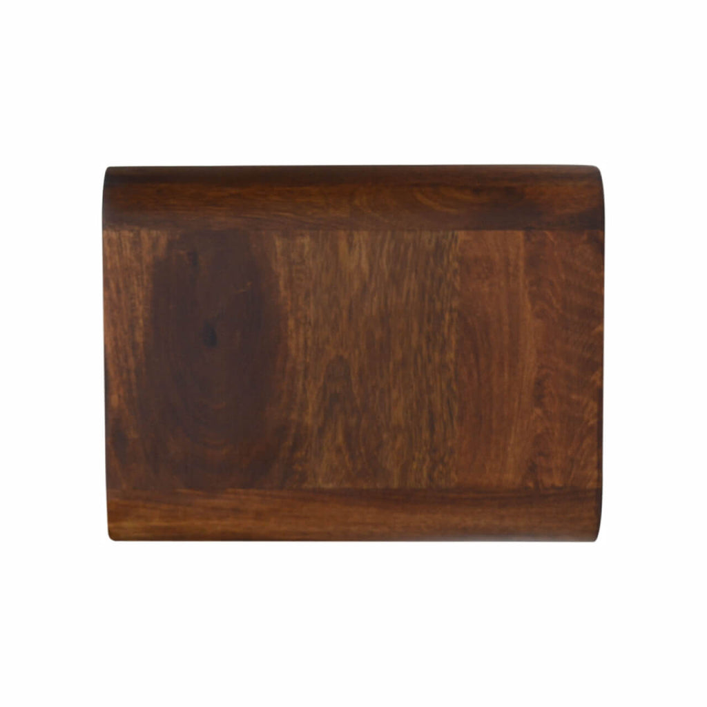 Arto Floating Console Table, Chestnut