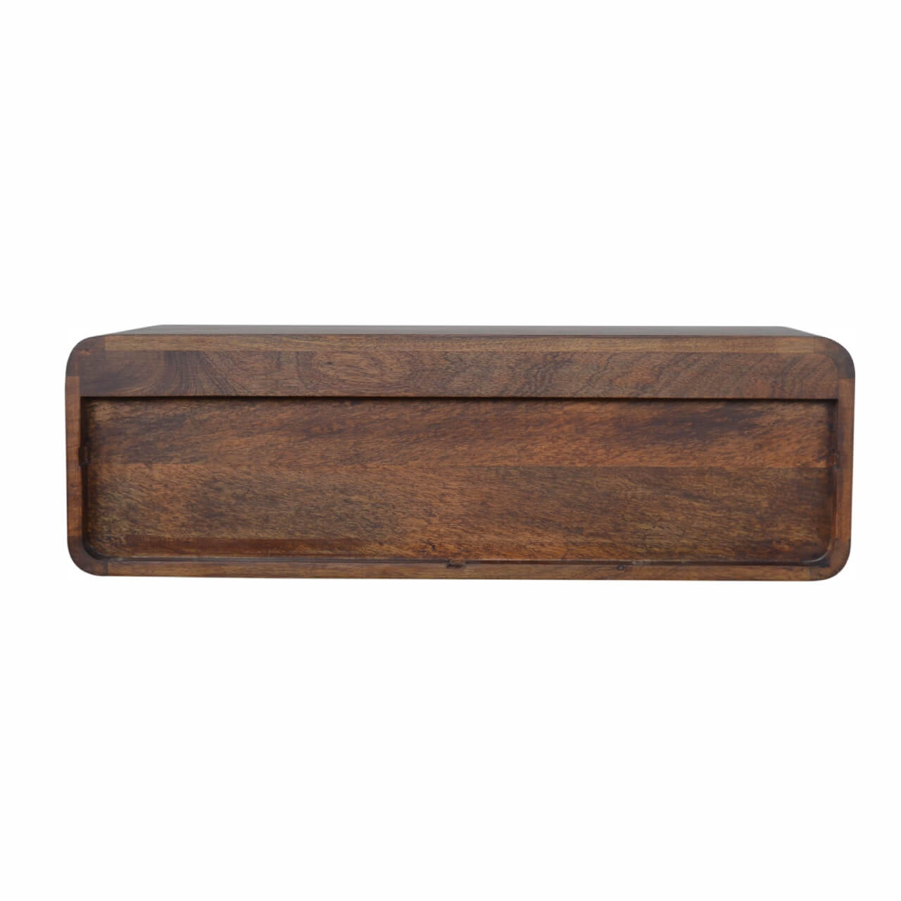 Arto Floating Console Table, Chestnut