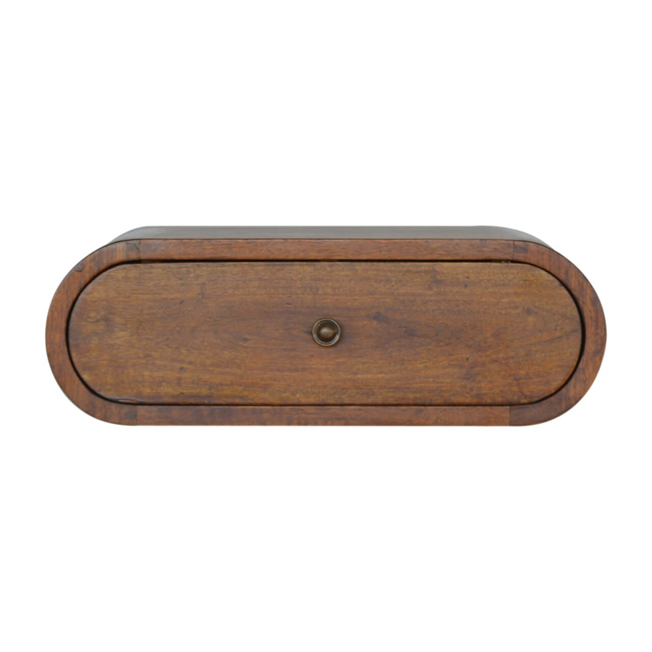1 Drawer Floating Bedside Table, Chestnut