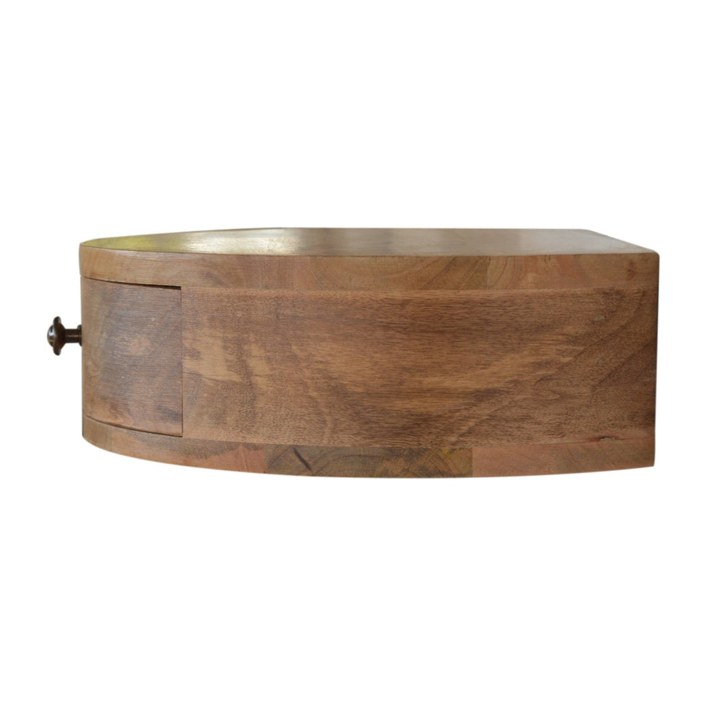 Semi Circle Floating Bedside