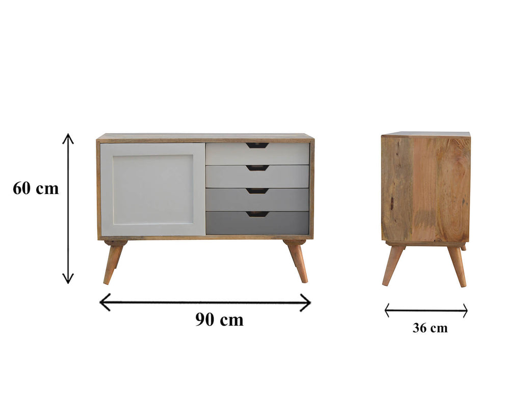 Grey Gradient Sideboard