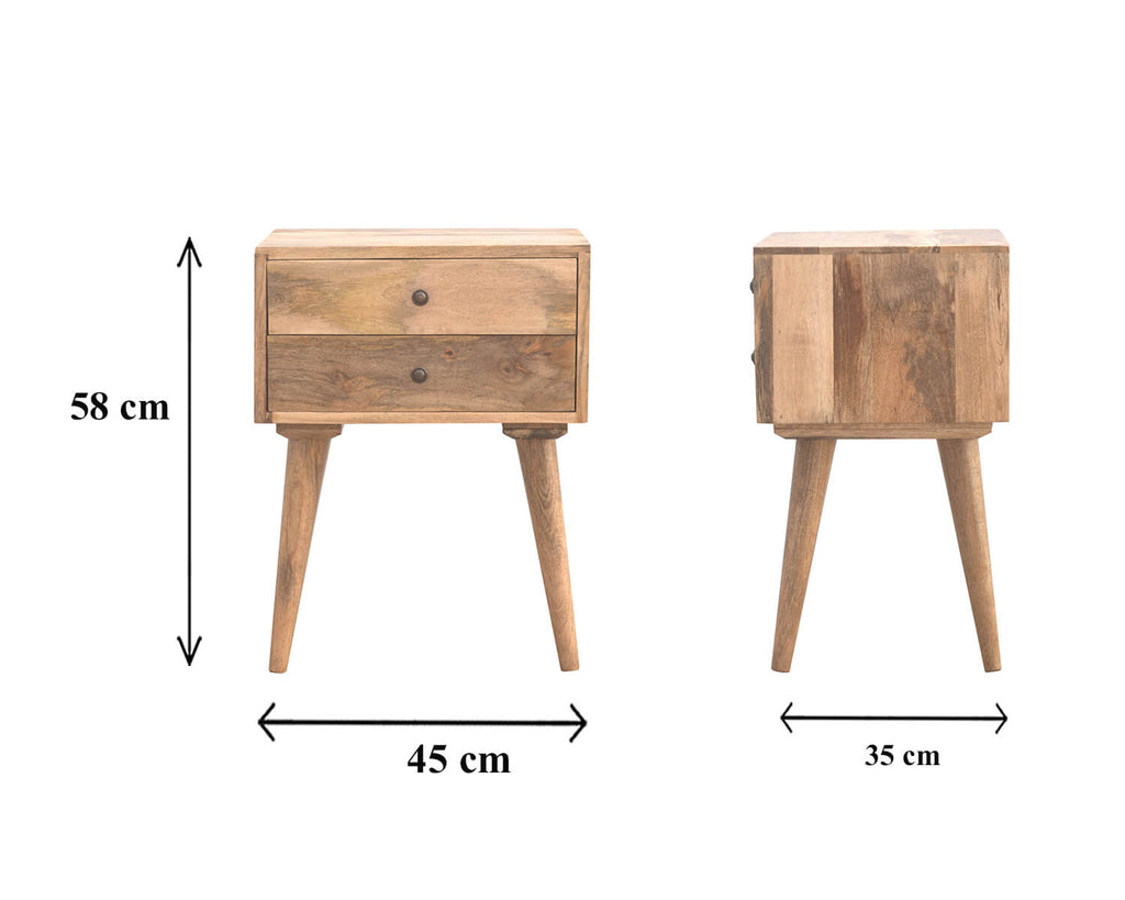 Ari 2 Drawer Bedside