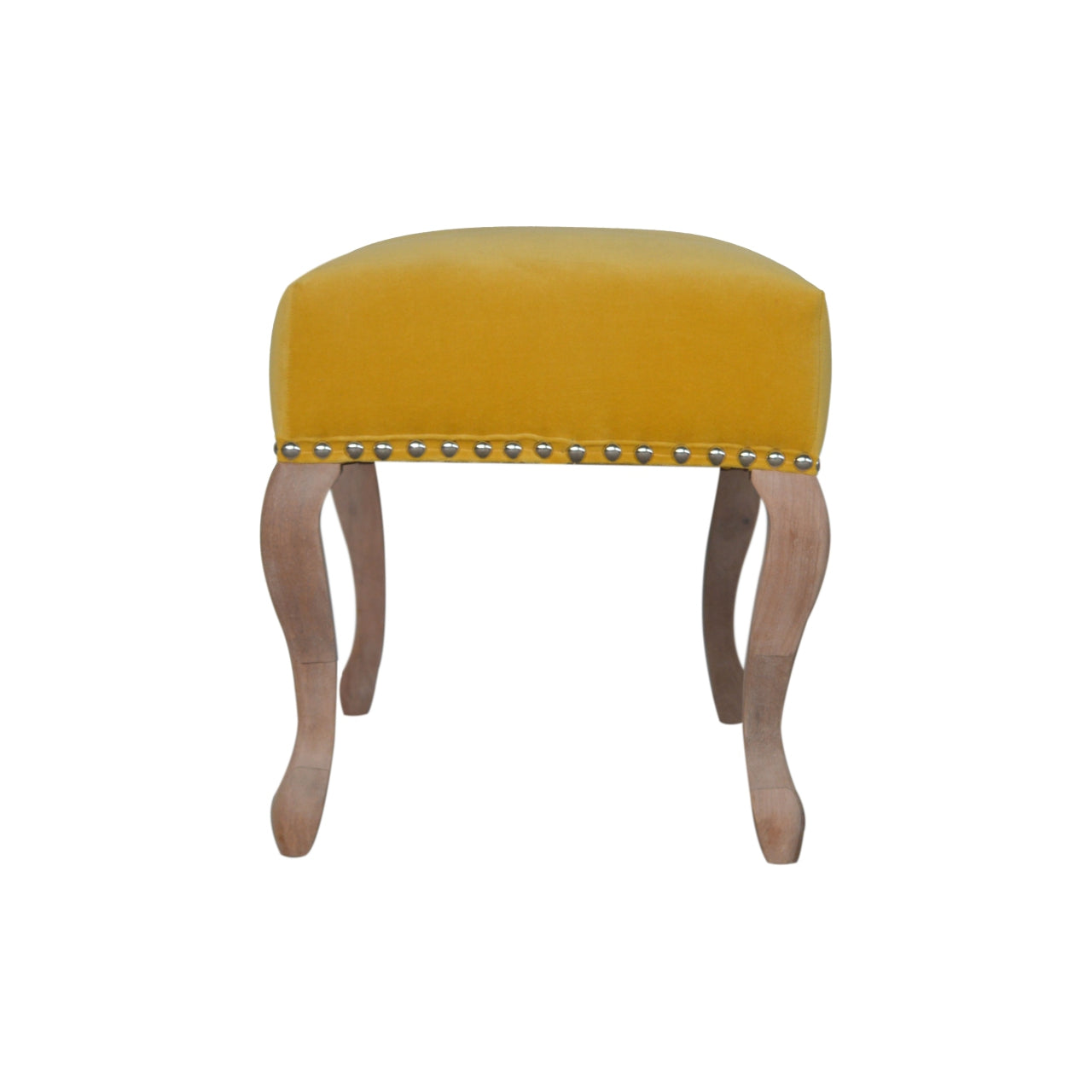 French Style Velvet Bench