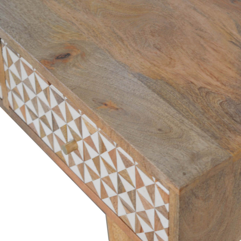 Sarina Console Table, Resin Inlay
