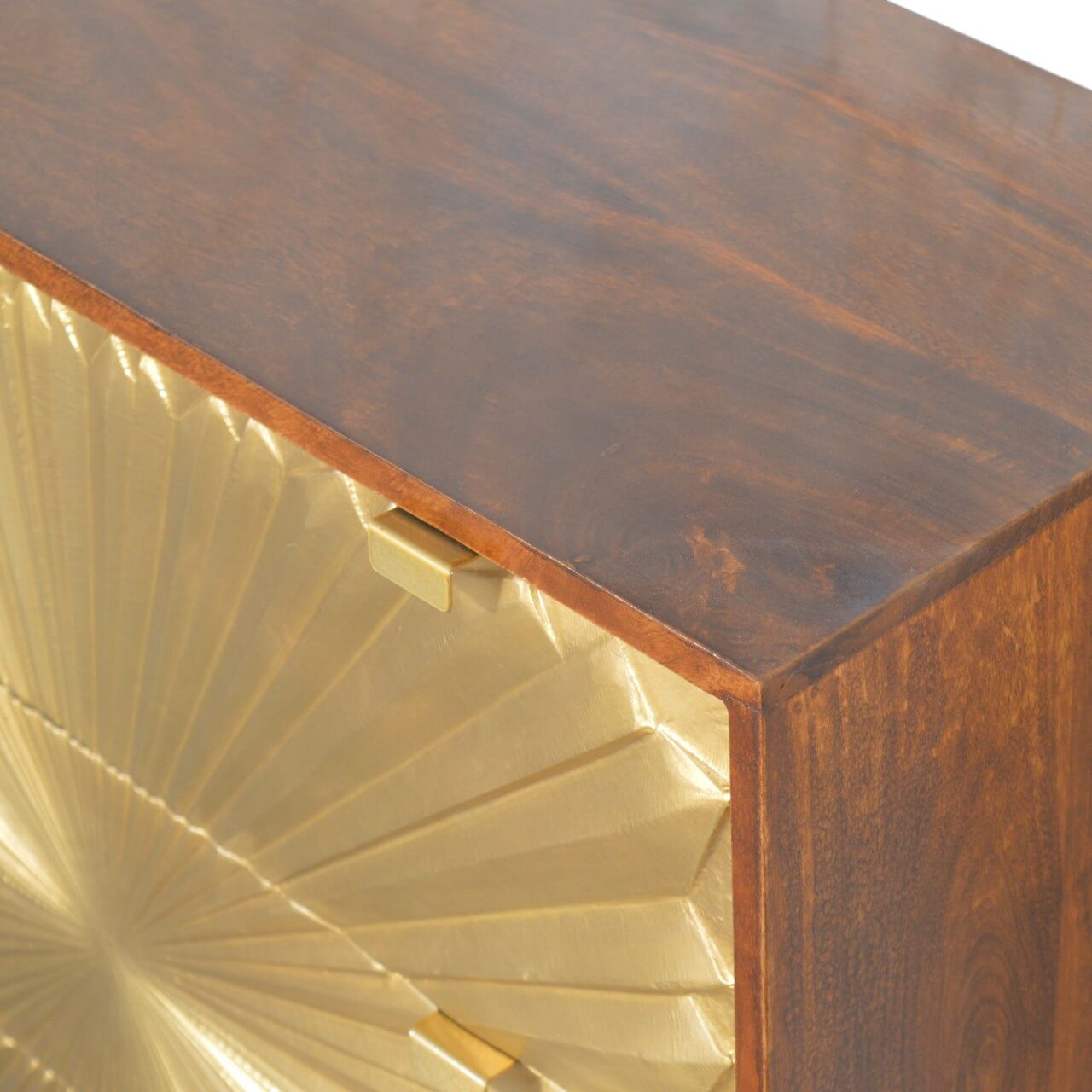 Manilla Chest of Drawers, Brass