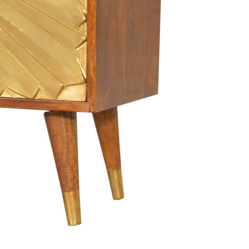 Manilla Chest of Drawers, Brass