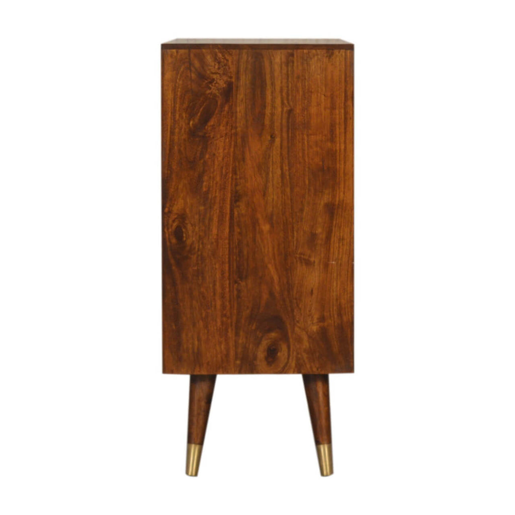 Manilla Chest of Drawers, Brass