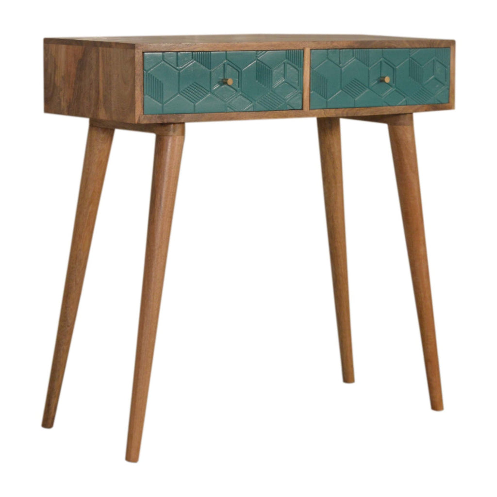 Acadia Console Table Teal