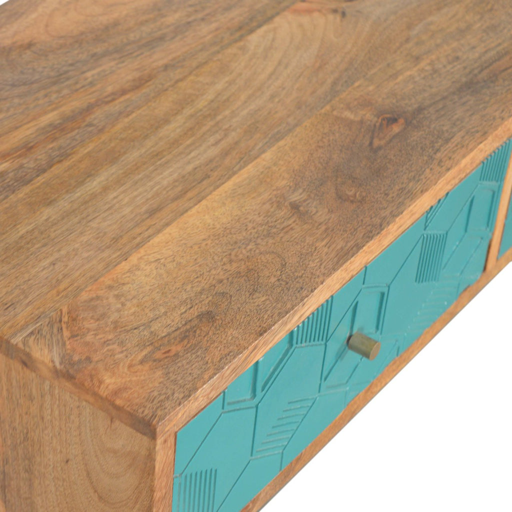 Acadia Console Table Teal